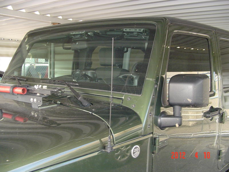 Jeep jk ham radio antenna mount #2