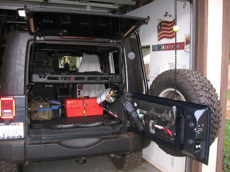 Jeep jk interior cargo rack #4