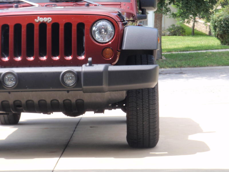 Driver side front wheel looks like it has negative camber?  -  The top destination for Jeep JK and JL Wrangler news, rumors, and discussion