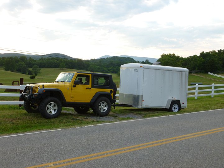 Jeep towing an enclosed trailer safely  - The top destination  for Jeep JK and JL Wrangler news, rumors, and discussion