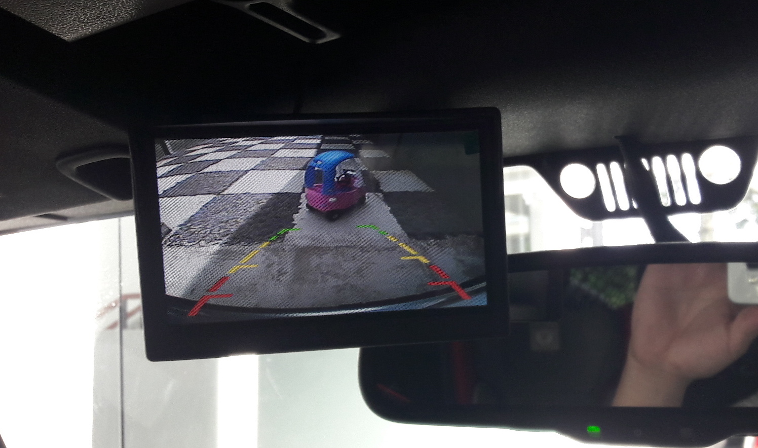 DIY backup camera mounting with external monitor  - The top  destination for Jeep JK and JL Wrangler news, rumors, and discussion