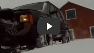 Watch this Jeep Transform into a “Mad Max” Snow Hunter