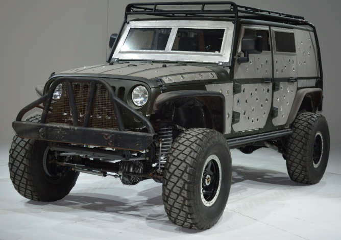 First Photos: Battle-Ready 'Furious 7′ Armored Wrangler