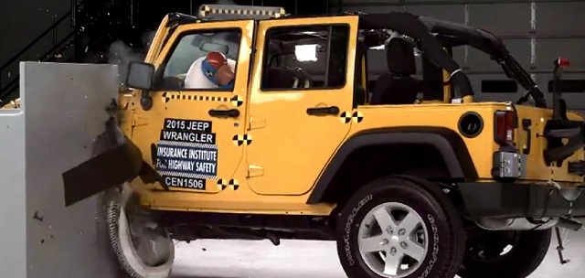 Wrangler One of the Safest for Front-End Crashes