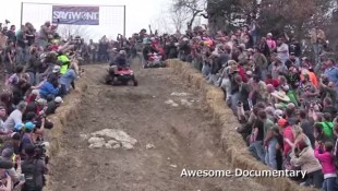 Barbie Jeep Race Goes Terribly Wrong