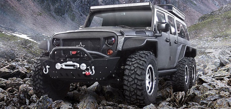 G. Patton 6X6 Tomahawk Jeep Is Bad to the Bone