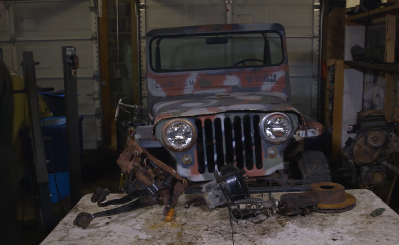 Dissected Jeep CJ