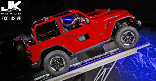 2018 Jeep Wrangler at Los Angeles Auto Show