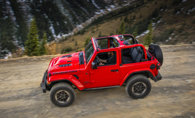 Wrangler Rubicon offroading