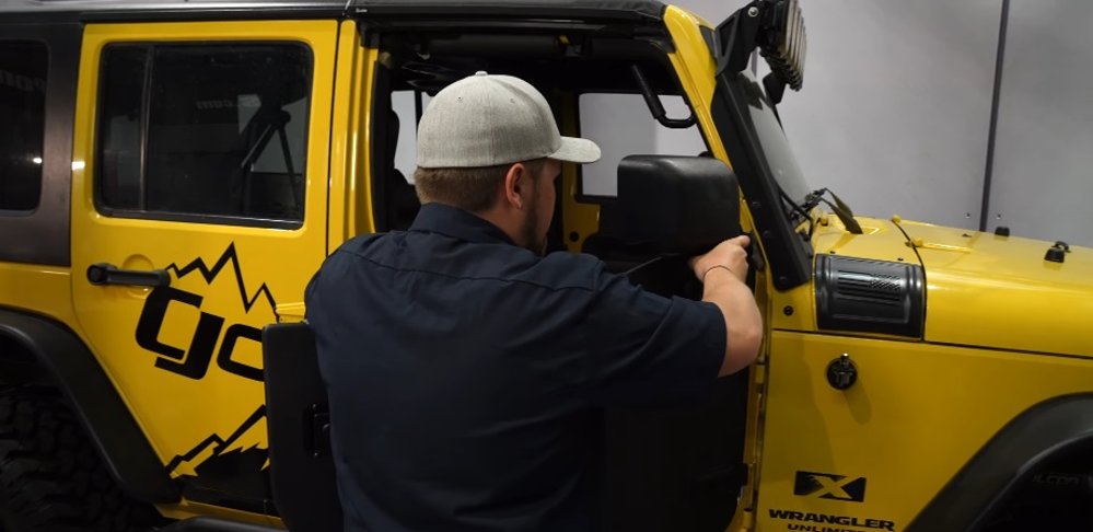 Jeep JK Wrangler with Half Doors