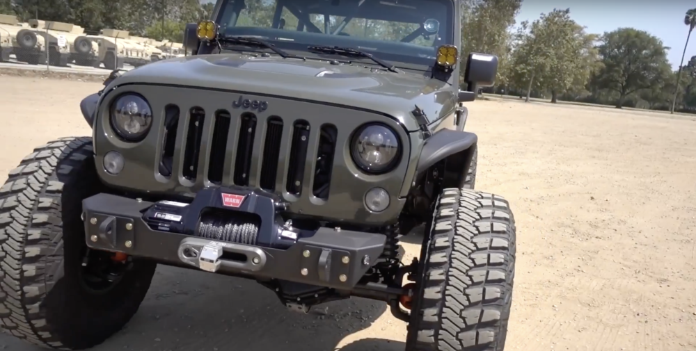 Hemi-swapped JK Jeep