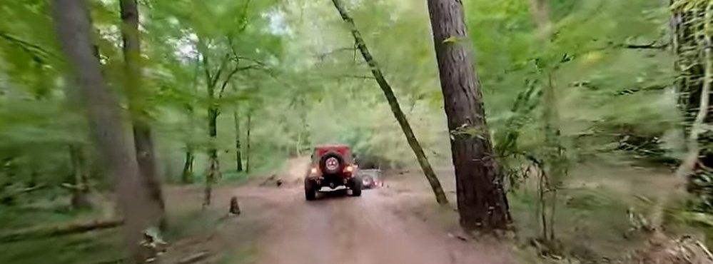 Wrangler Off-Roading 360 View Woods