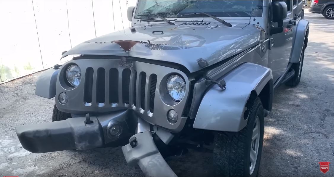 JK Wrangler Goes from Pole-wrapped Tragedy to Jeep Royalty - JK-Forum