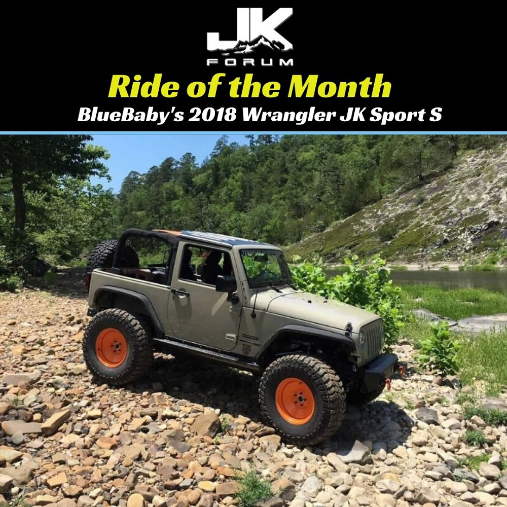 Badass 2018 JK Sport S Is our Featured Jeep of the Month!