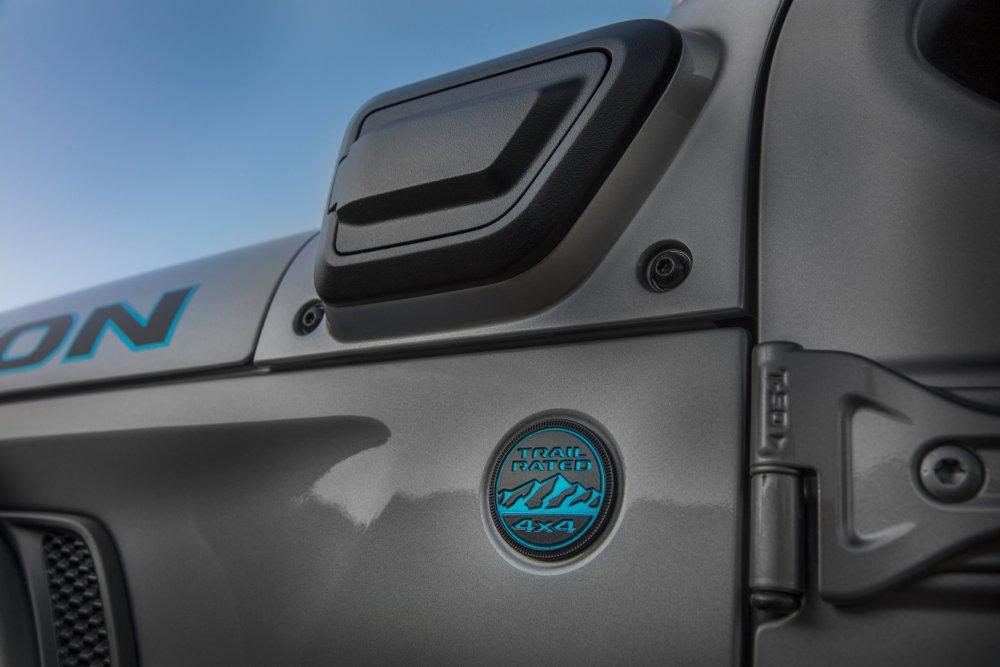 The charge port on the 2021 Jeep 4xe