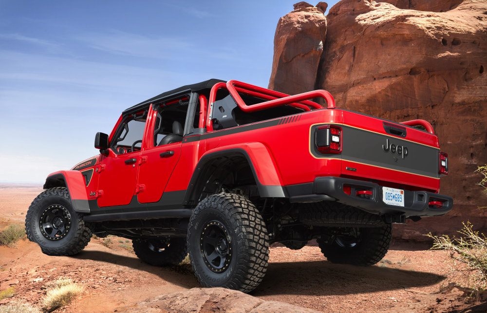 Jeep Red Bare Gladiator Rubicon