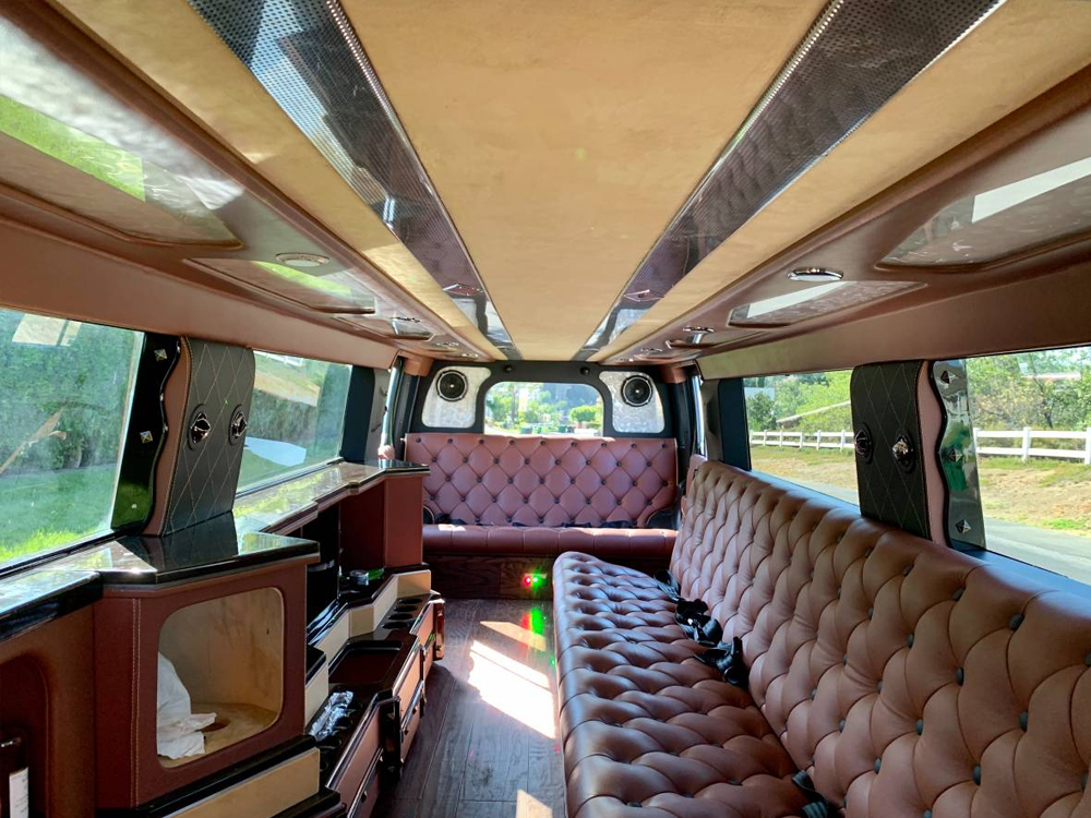 Interior leather Jeep Wrangler limo for sale Craigslist LA