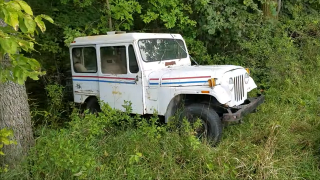 Vintage Mail Jeep