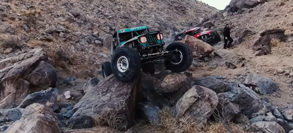 Jeep on Rocks