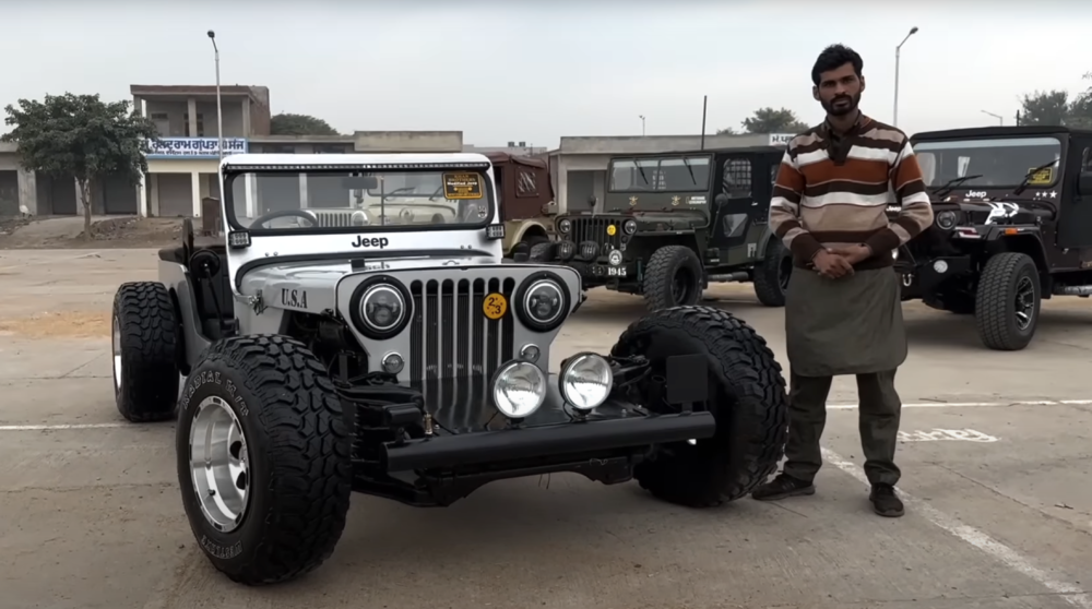 Jeep Enthusiasts In India Make Unique 'Flatrod' Willys