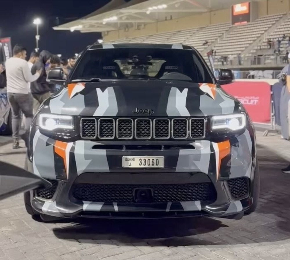 Modified Jeep Cherokee Trackhawk