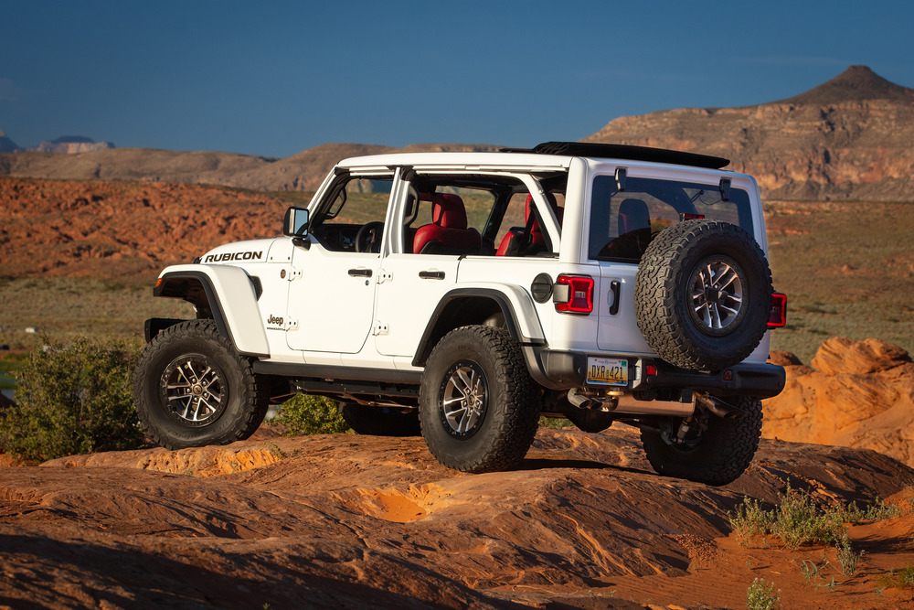 Rear view of Jeep Wrangler 392